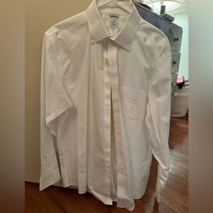 Brooks Brothers Regent Fit Button Down White Size 17- 4/5